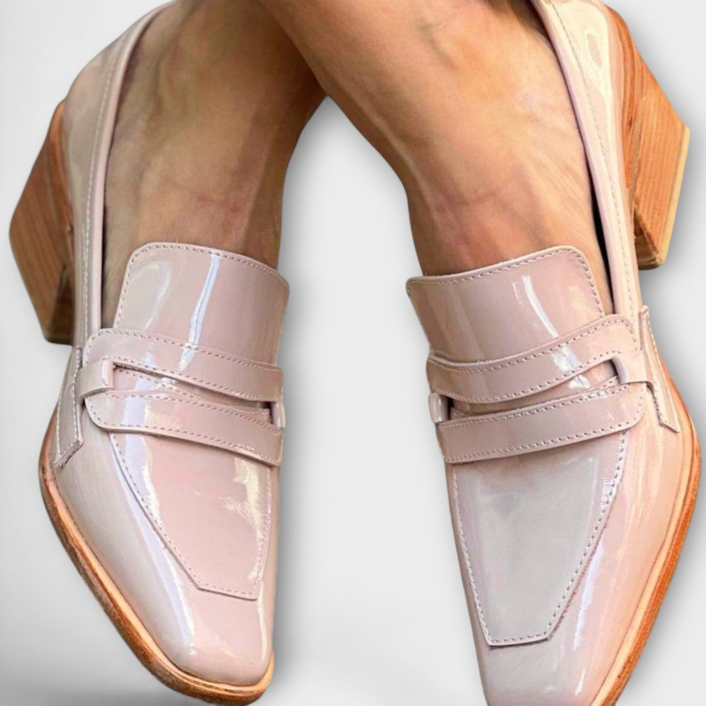 Elaine - Shiny Loafers